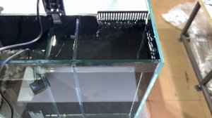 Обзор и проверка аквариума с задним сампом 45х60х45см. Конструкция сампа.