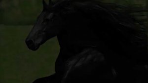 Вороной конь