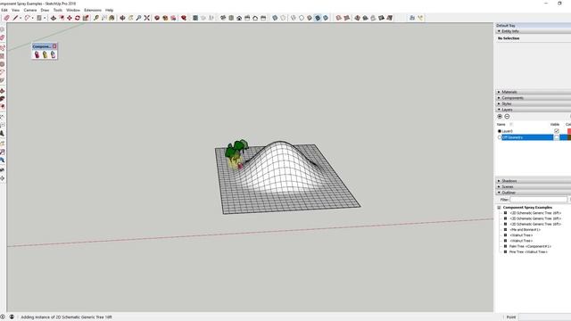 RANDOM COMPONENT PLACEMENT IN SKETCHUP with Compo Spray