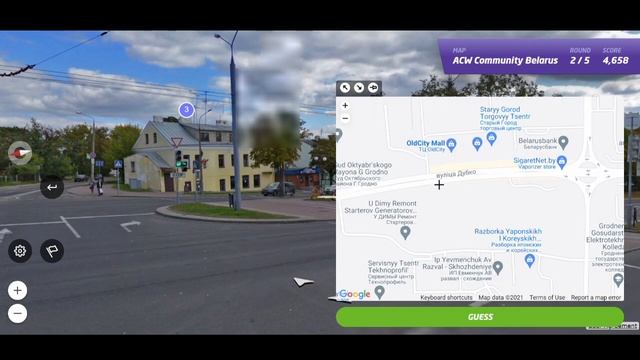 Geoguessr Belarus (Yandex map)