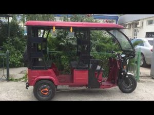 Многоместный электротрицикл РИКША от Rutrike.
