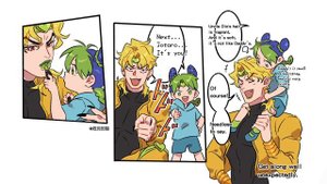 DIO or Jotaro (JOJO comic dub)