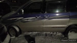 Завести машину после мороза 41° (Toyota Town Ace Noah)