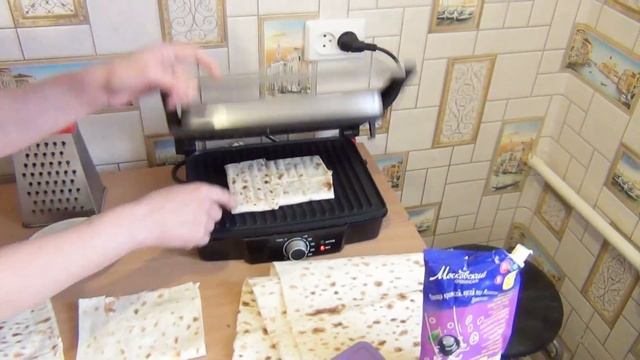 2 способа приготовления Супер ленивой пиццы из лаваша на сковороде гриле Пробуем какая вкуснее