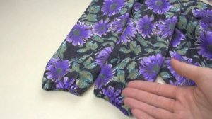 Как обработать низ рукава и платья - 5 ЧАСТЬ МК (заключительная) по пошиву детского платья трапеции