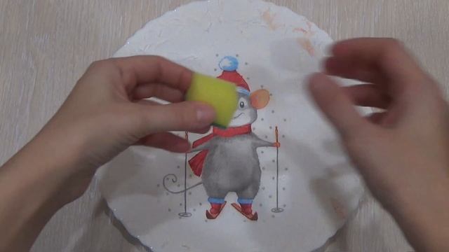Декупаж тарелки своими руками| Мастер класс