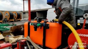 Переоборудование сеялки  OPTIMA под внесение жидких удобрений.