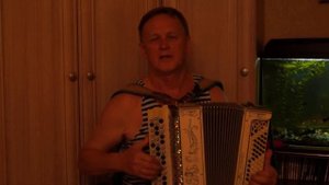 Виктор Гречкин (баян) - Расплескалась синева, расплескалась. mp4 HD.1080p