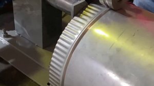 Зиговочный станок нержавейка 0,8мм. Гофрирование, канавка, отбортовка зиг на зиговке с эл. приводом