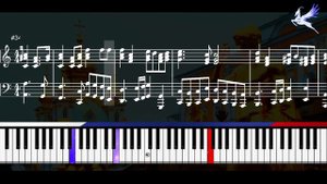 Russian National Anthem- Госуда́рственный гимн Росси́йской Федера́ции || Piano (notes & keyboard)