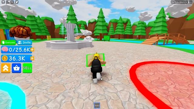 Kepala Besar! - Roblox Big Brain Simulator