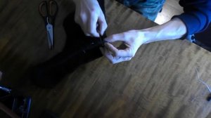 Как сшить тёплые носки из нетканки своими руками