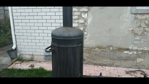 Коптим сало горячего копчения на дровах