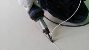 Сварка швов мармолеума ч.2