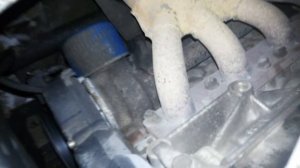 Калина 2 работа ДВС, свист ролика натяжного механизма генератора -15 градусов