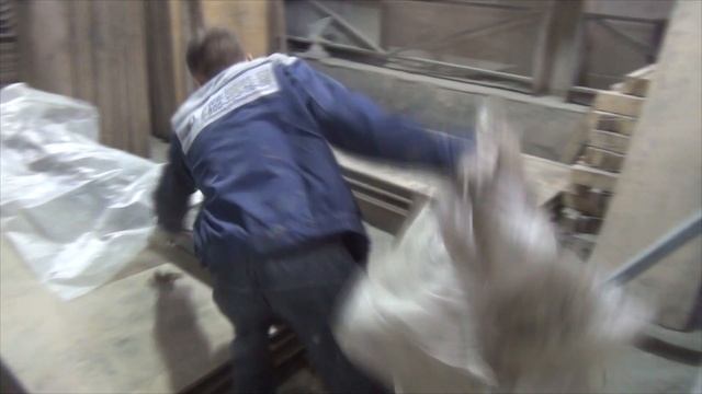 Изготовление столба для забора по технологии Мрамор из бетона