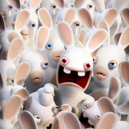 Играем в Rayman Raving Rabbids выпуск №1