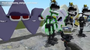 ALL ALPHABET LORE A-Z VS ALL BABY ALPHABET LORE VS ALL NIGHTMARE ALPHABET LORE In Garry's Mod!