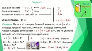 6 класс. Математика. Урок 56. "Решение задач с помощью уравнений". Повторение.