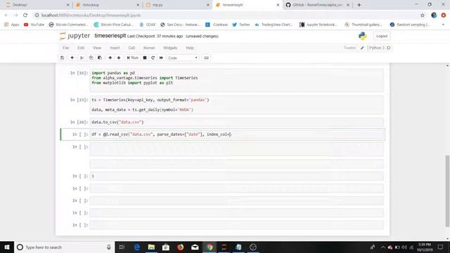 TimeSeries Data Analysis Pandas, CSV and Python