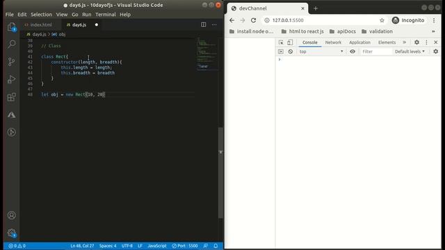 Day 6 - JavaScript Tutorial | Classes and Inheritance in JS | Classical Vs Prototypal Inheritance
