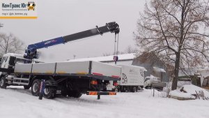 Обзор крана-манипулятора Dong Yang 2036 на базе Daewoo Novus 6x4