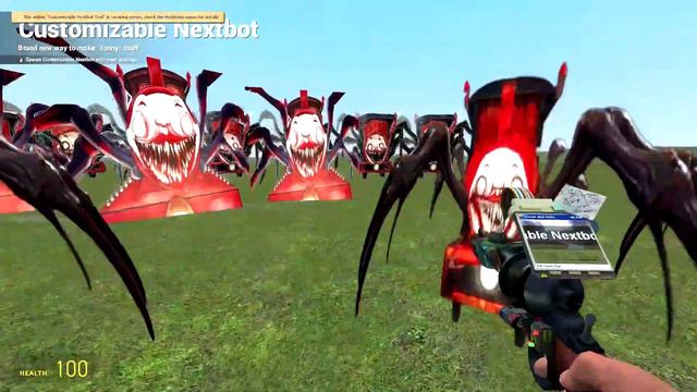 I Become Choo-Choo Charles! Garry's mod! смотреть онлайн