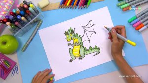 Как нарисовать дракона? Как нарисовать #9