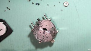 механизм ETA-6498-1 "звёзды" / "stars" ETA-6498-1 movement assembling