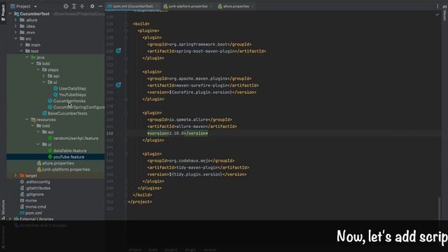 How to generate Allure Report for Cucumber JVM with screenshot? смотреть онлайн