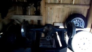 Минитрактор . часть2. мосты на раме.