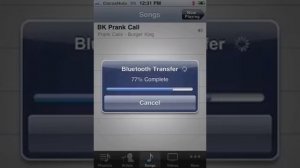 Celeste: iPhone Bluetooth sharing in action