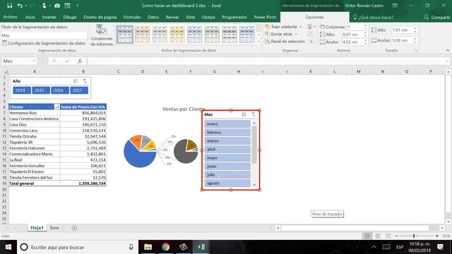 ¿Cómo hacer un dashboard en Excel? | Segmentación de datos | Parte 2 смотреть онлайн