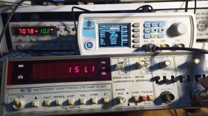 ЧАСТОТОМЕР ЭЛЕКТРОННО-СЧЕТНЫЙ Ч3-63/1 і JDS6600. замір частоти