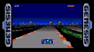 G-Zero for the Sega Genesis [Homebrew Video Game] - The Futuristic Racer like F-Zero