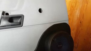volkswagen transporter vw t4 Установка колонок (динамиков) в двери Т4. часть 2