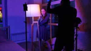 Бэкстейдж. Используем светодиодный RGB-свет для портретной фотосессии.