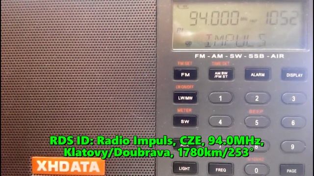 23.05.2021 07:52UTC, [Es], Radio Impuls, Чехия, 94.0МГц, 1780км