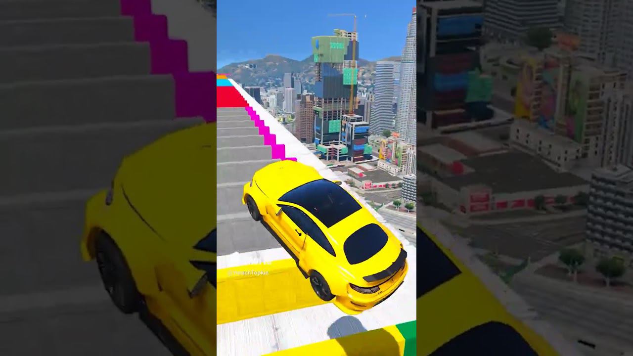 КАК ДАЛЕКО ПРОЕДЕТ ЧИТ ТАЧКА ПО КОЧКАМ В ГТА 5! РУССКИЕ ДОРОГИ В ГТА Онлайн! #shorts смотреть онлайн