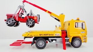 Игры для мальчиков - Эвакуатор и красный джип.mp4 смотреть онлайн