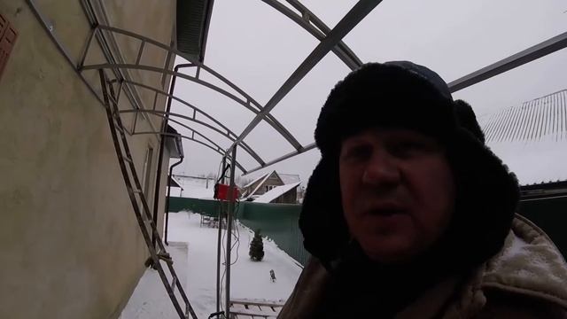 Делаем самонесущий козырёк и перила на крыльцо // Своими руками! смотреть онлайн