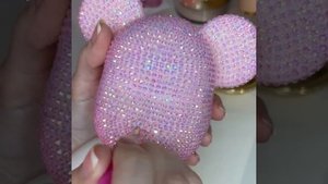 Медвежонок в стразах Алмазная мозаика