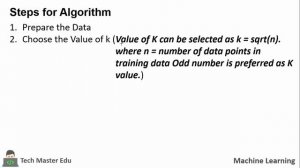 Lecture 3.4 | KNN Algorithm In Machine Learning | K Nearest Neighbor | Classification | #mlt #knn