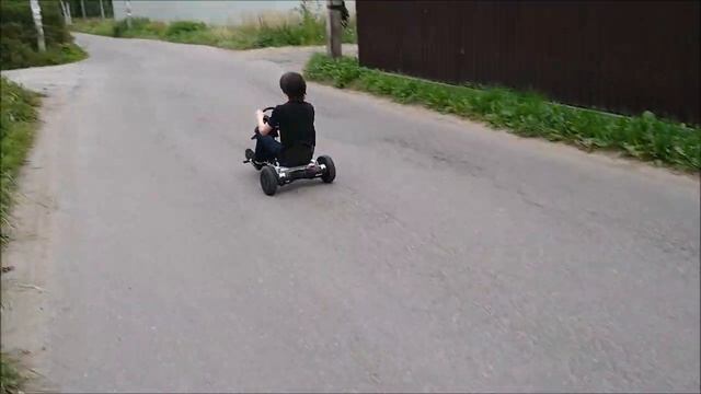 Гироскутер + компьютерный руль!!! смотреть онлайн