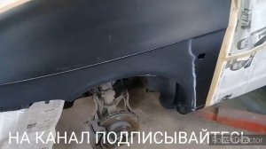 Шевроле Реззо . Переварка , подготовка и покраска. ( Арок)