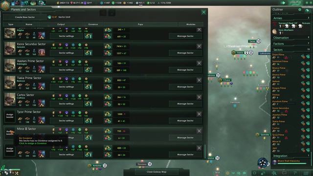 Stellaris: Ep. 22: Sector segregation, proper planetary Management