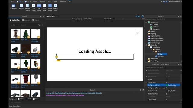 How to Make a Loading Gui with a Progress Bar! | Roblox Studio Tutorials смотреть онлайн