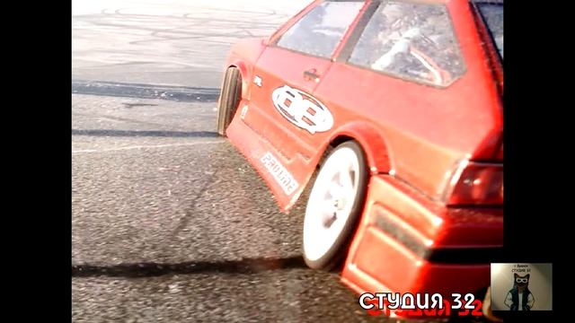 RC дрифт на льду ВАЗ 2108 смотреть онлайн