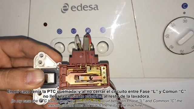 Anular-Puentear blocapuertas lavadora. [Cancel-bypass door lock of Washing machines] смотреть онлайн