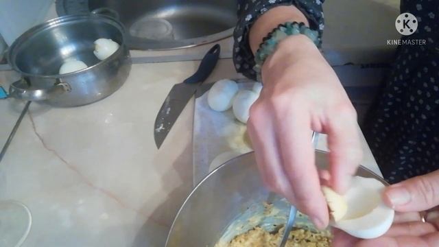 ФАРШИРОВАННЫЕ ЯЙЦА. ЗАКУСКА ДЛЯ ГУРМАНОВ.